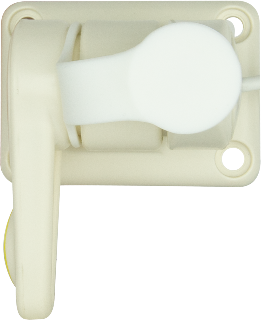 GME Single Swivel Rectangular Antenna Base - Suit AW36xx Whips - White