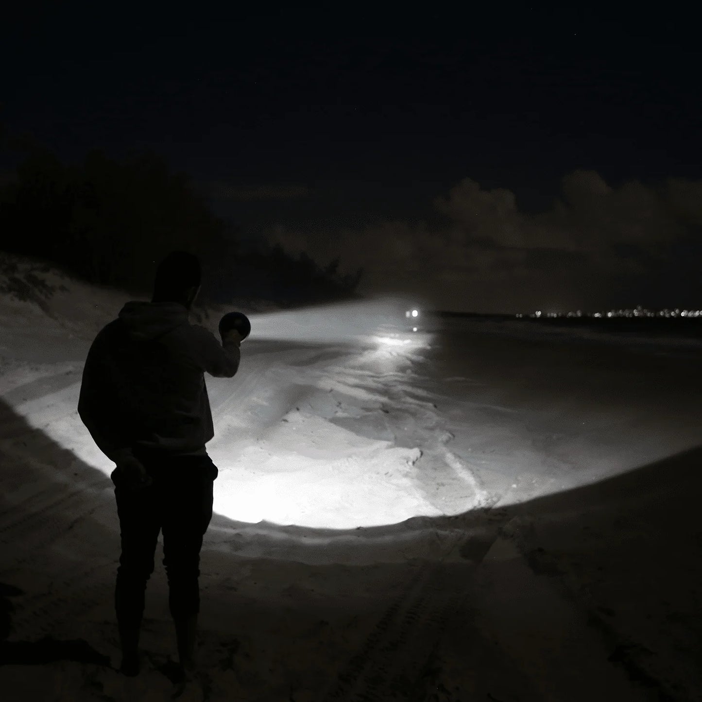 Hardkorr 20W Rechargeable Hand-Held Hunting Spotlight