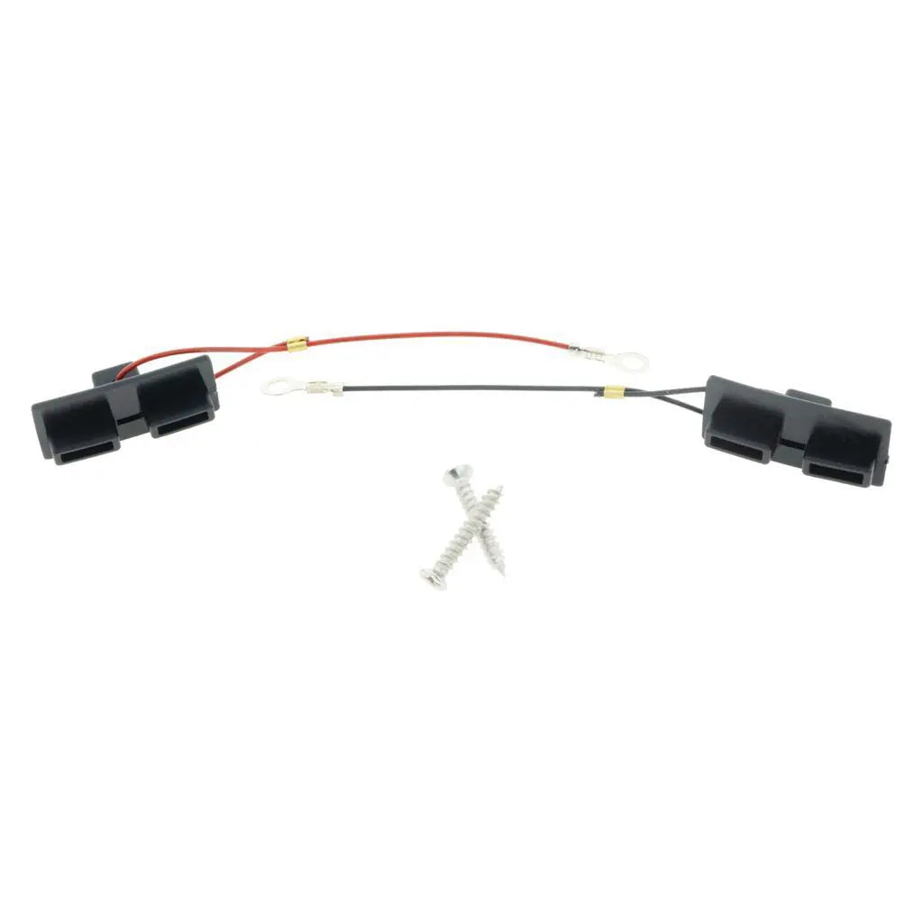 Hulk 4x4 Double Surface-Mount Housing with 50A Anderson-Style Plugs (Red & Grey)