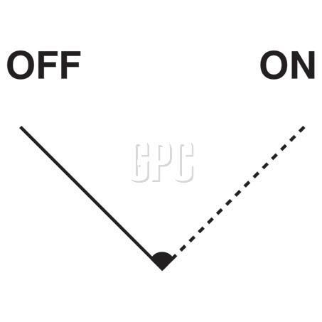 Ignition Switch Off/On SPST (Contacts Rated 6A @ 12V)