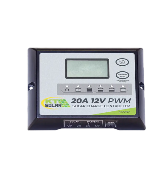 KT 12 V 20 A PWM Solar Charge Controller (Model KT70757)