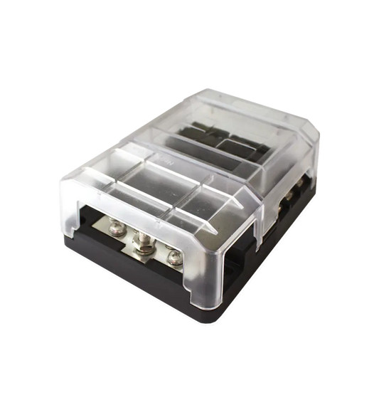 6 Way Fuse Box with Negative Bus and LED Fault Indicators - KT20032