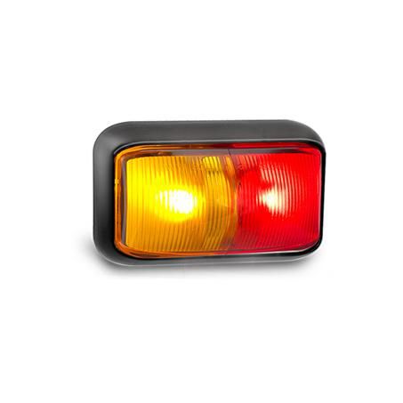 LED 10/30V Side Marker Red Amber