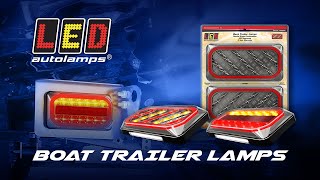 LED Boat Trailer Lamps & 10m Cable