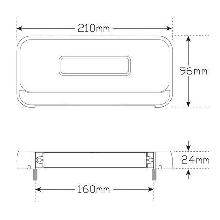 LED Bulletproof Series Boat Trailer Lamps inc 10m Cable 12V