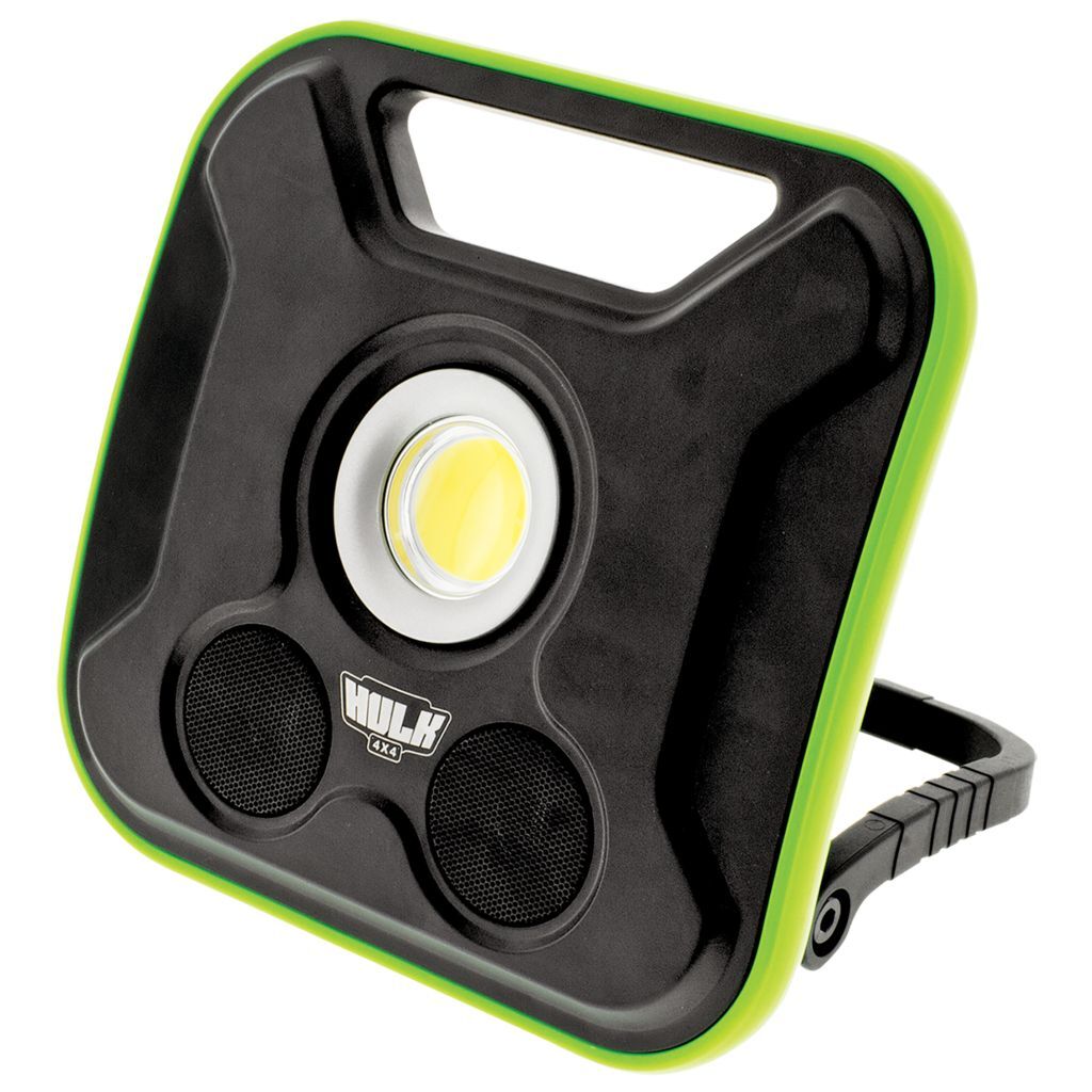 HULK 4x4 LED Work Light w/ Bluetooth Speakers & Torch