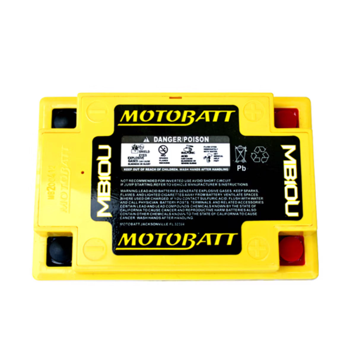 MB10U Motobatt 12V AGM Battery