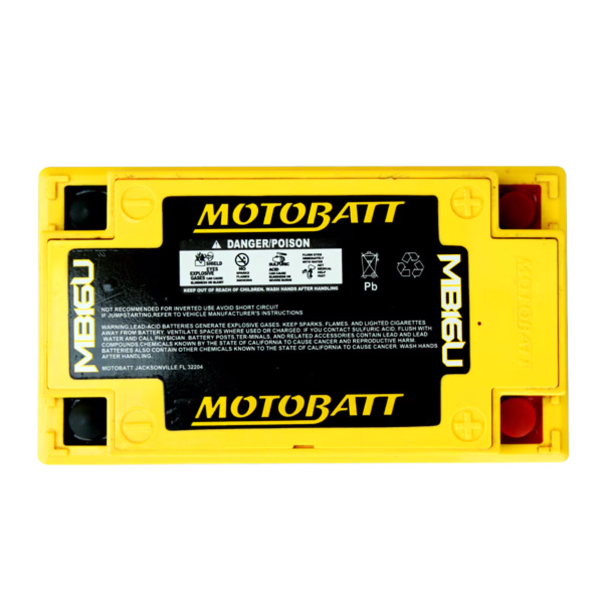 MB16U Motobatt 12V AGM Battery