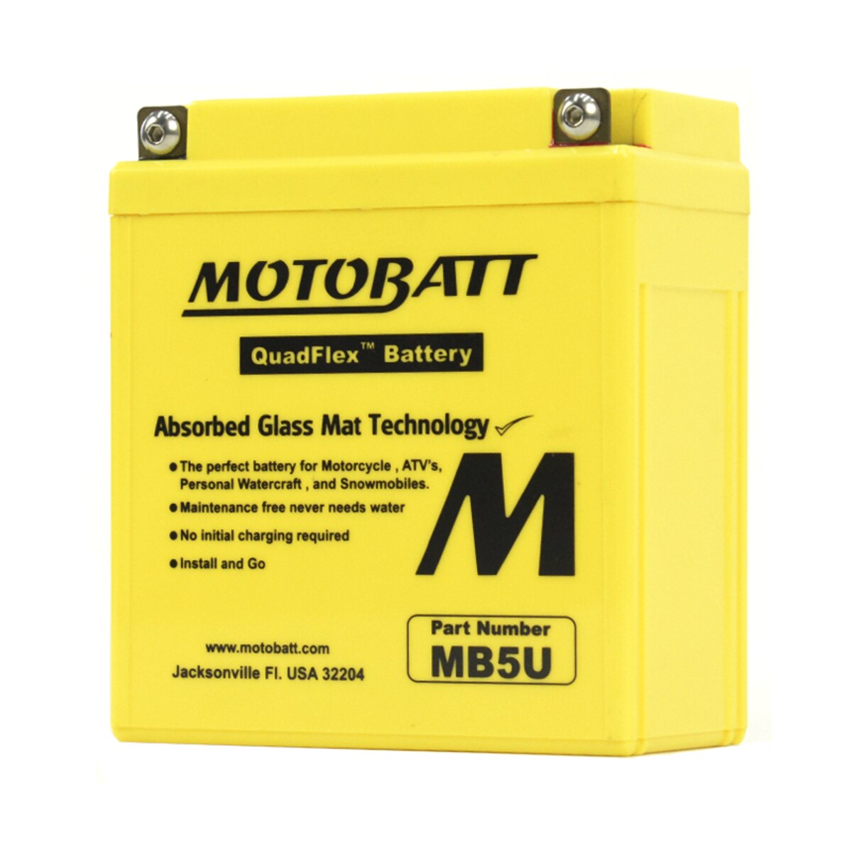 MB5U Motobatt 12V AGM Battery