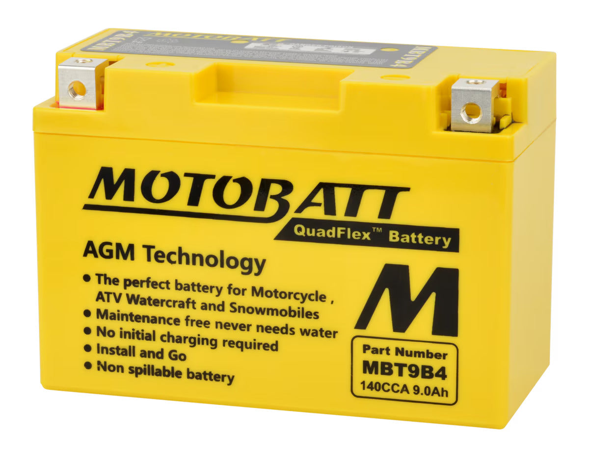 MBT9B-4 Motobatt 12V AGM Battery
