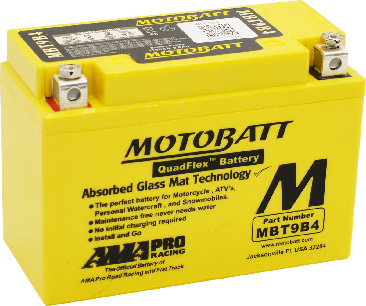 MBT9B-4 Motobatt 12V AGM Battery