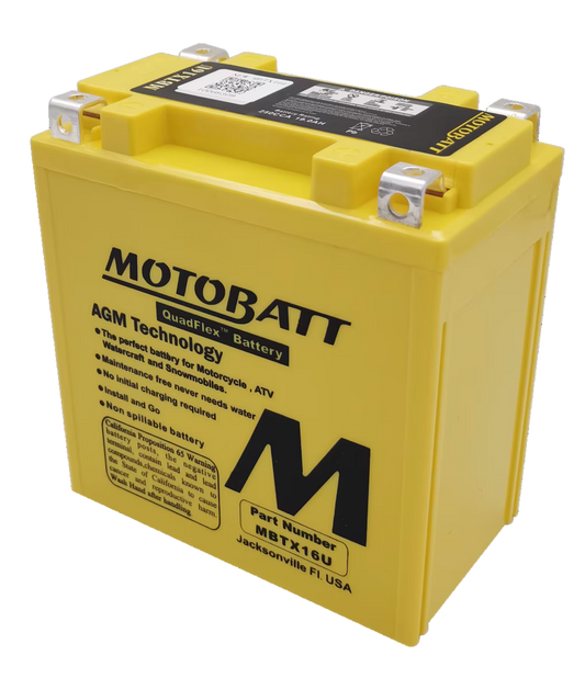 MBTX16U Motobatt 12V AGM Battery