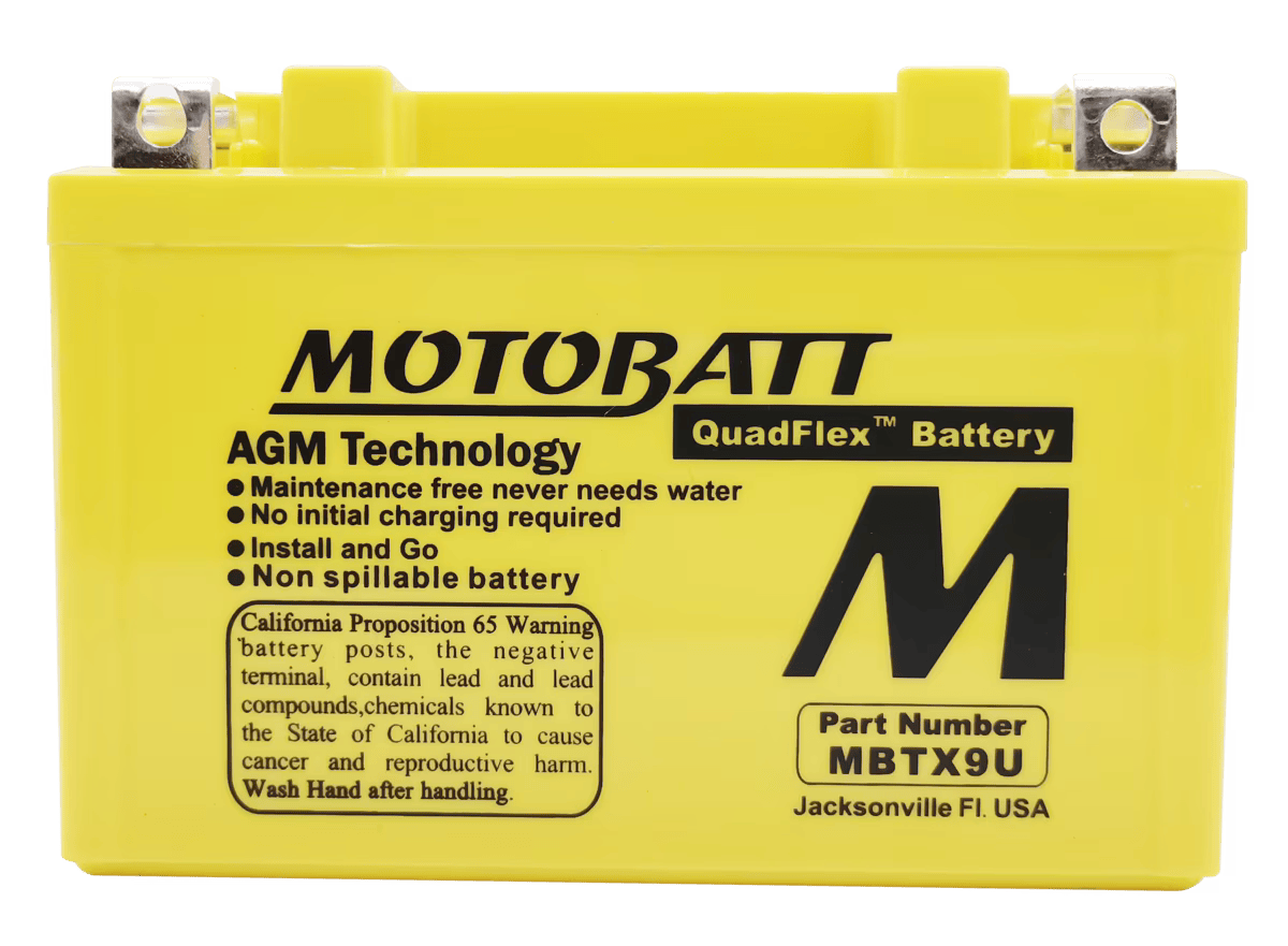 MBTX9U Motobatt 12V AGM Battery