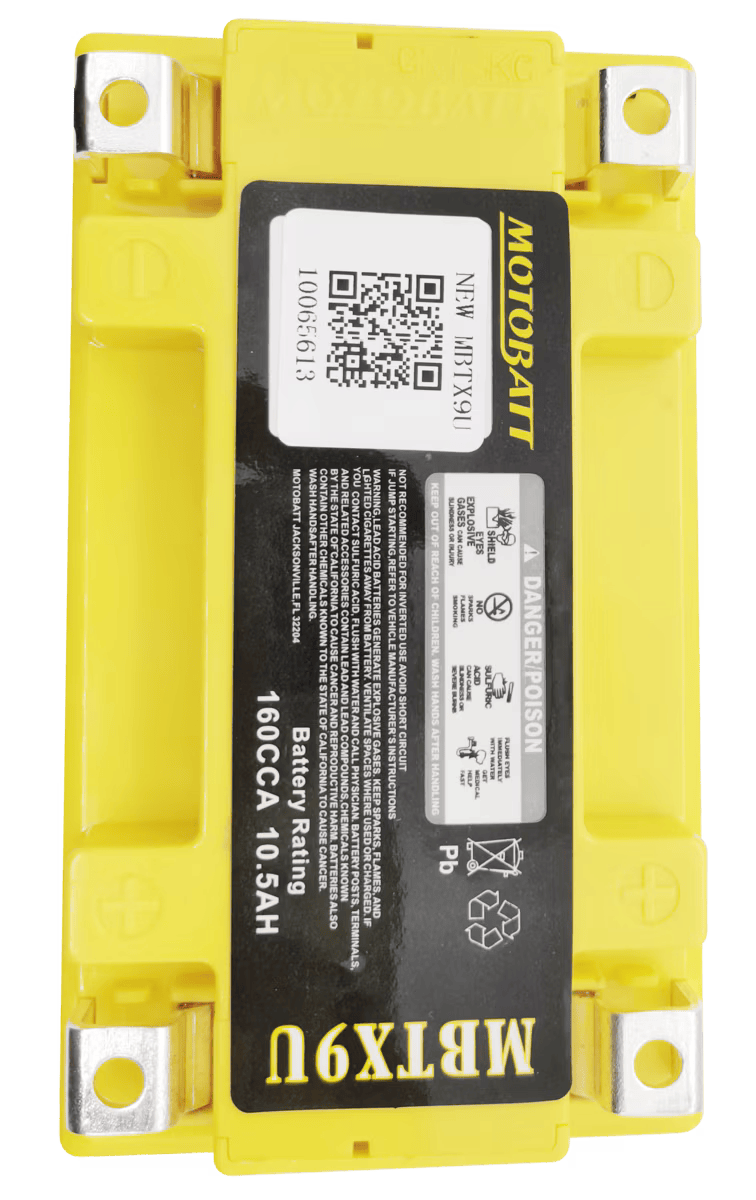 MBTX9U Motobatt 12V AGM Battery