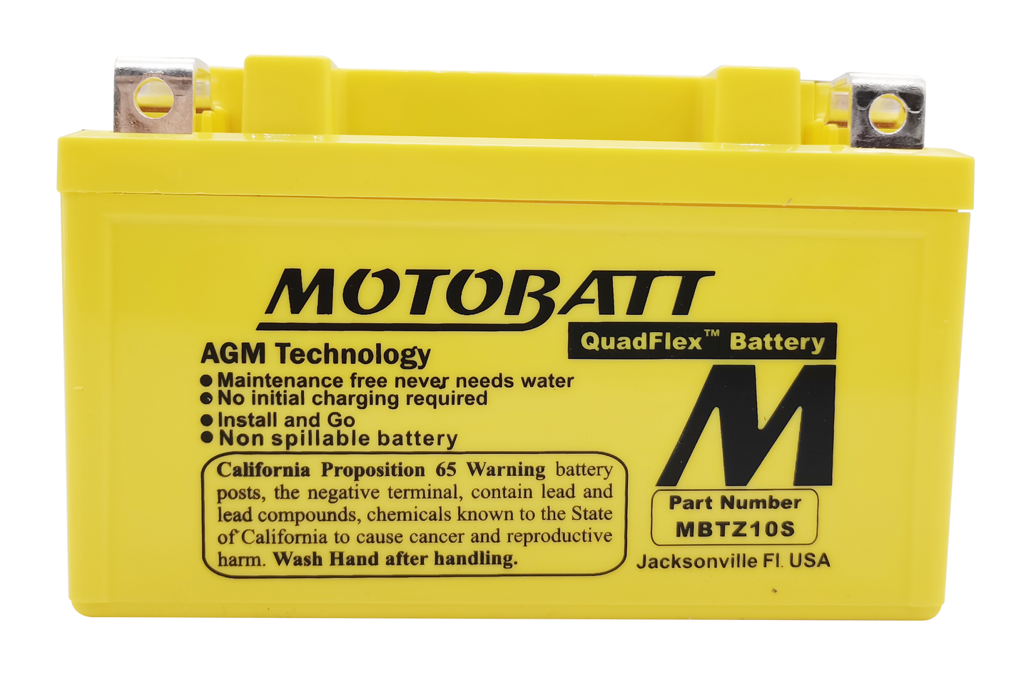 MBTZ10S Motobatt 12V AGM Battery