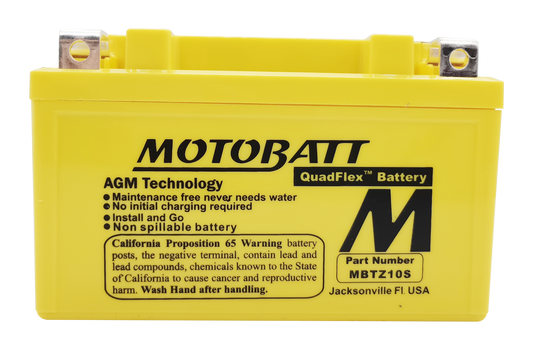 MBTZ10S Motobatt 12V AGM Battery
