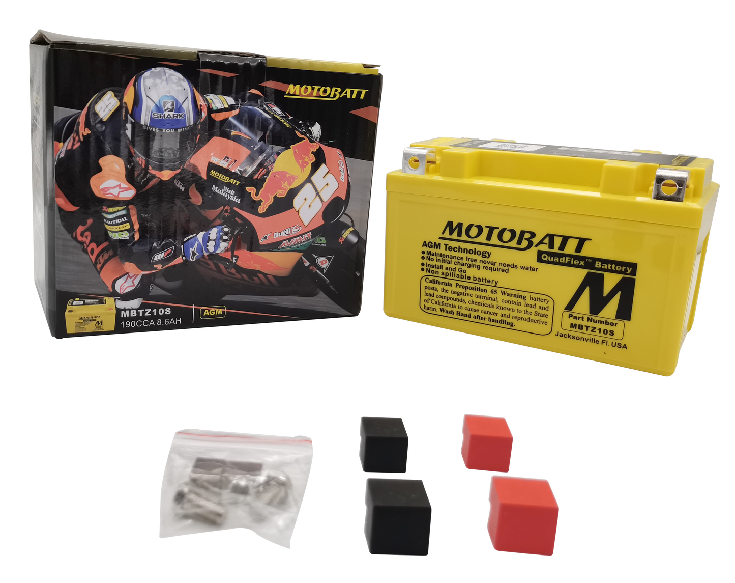 MBTZ10S Motobatt 12V AGM Battery