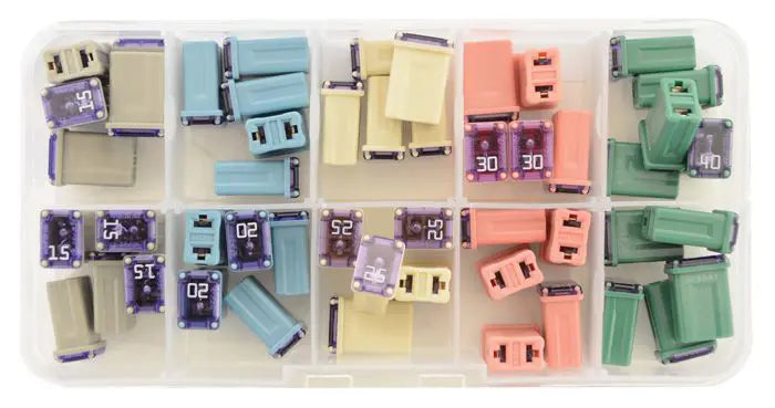 MJC Series Fusible Link Kit 50 Assortment 50 PCS 15A, 20A, 25A, 30A, 40A X 10PC