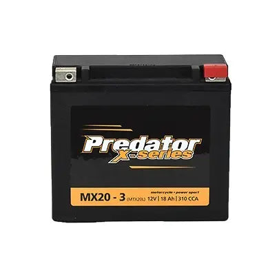 MX20-3 High-Performance Motorcycle Battery (12 V, Maintenance-Free)