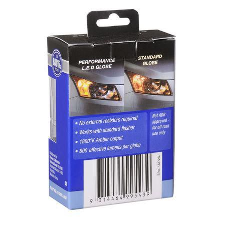 12V Gen III LED BAU15S Resistor-Free Indicator Globes (2)