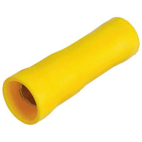 Crimp Terminal Female Bullet Yellow Insulated 5mm - 8 Pce
