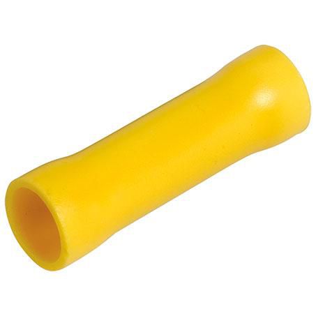 Crimp Terminal Joiner Yellow Insulated 5mm - 8 Pce