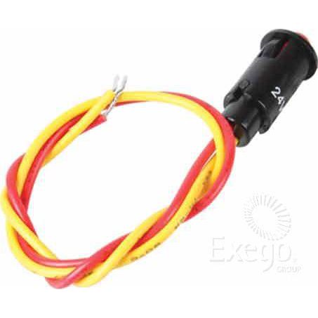 Pilot Light LED Red 24V Pre Wired