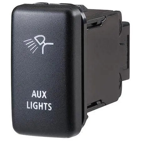 Narva Toyota Auxiliary Light Push Switch Blue LED 63318BL