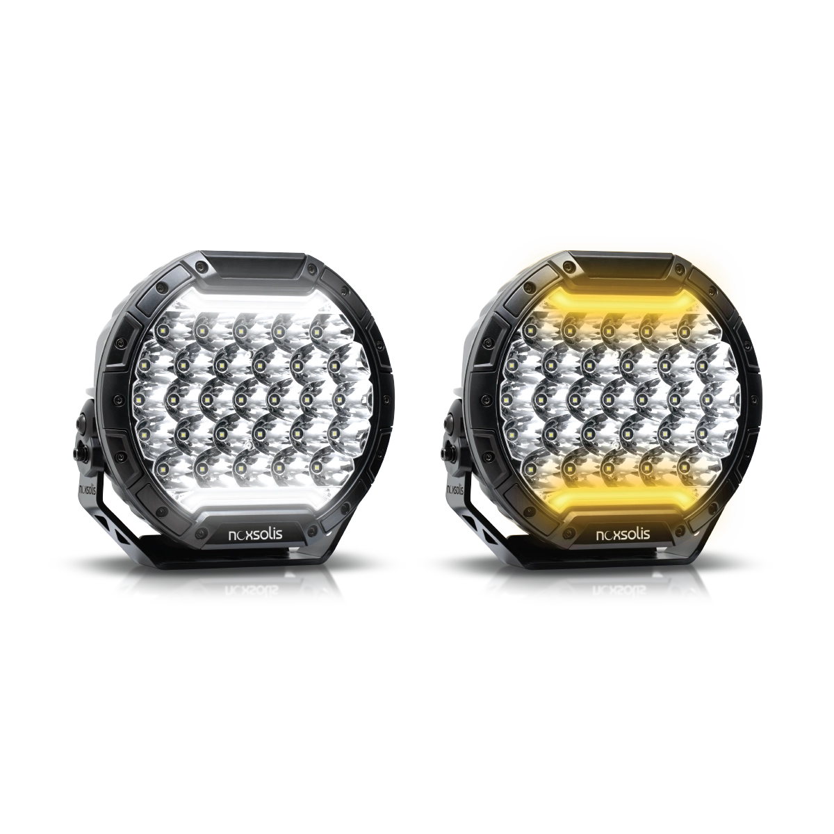 Noxsolis 9" LED Driving Lights - Spot Beam - 21,000 Lumens (Pair)