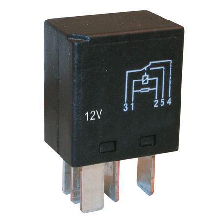 OEX Micro Relay 12V Change Over 25/10A - Resistor Protected, Sealed (ACX1981BL)