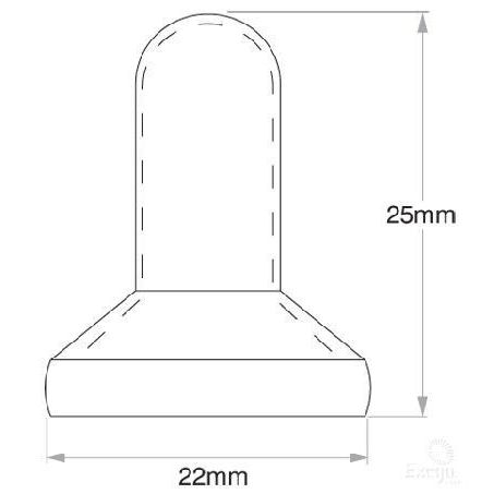 OEX Toggle Switch Rubber Boot - M12 x 1.00