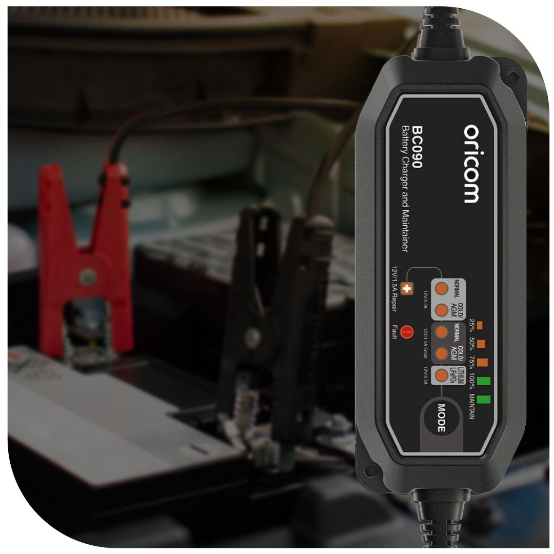 Oricom 12V Battery Charger and Maintainer