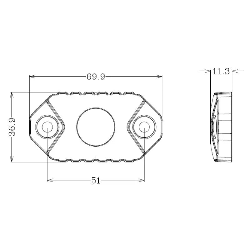 Oricom LED Rock Light 4 Pack (RGB)