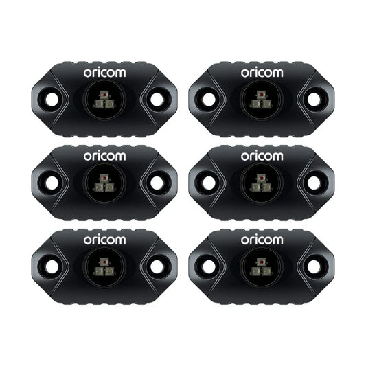 Oricom LED Rock Light 6 Pack (RGB) model RKLBT6RGB