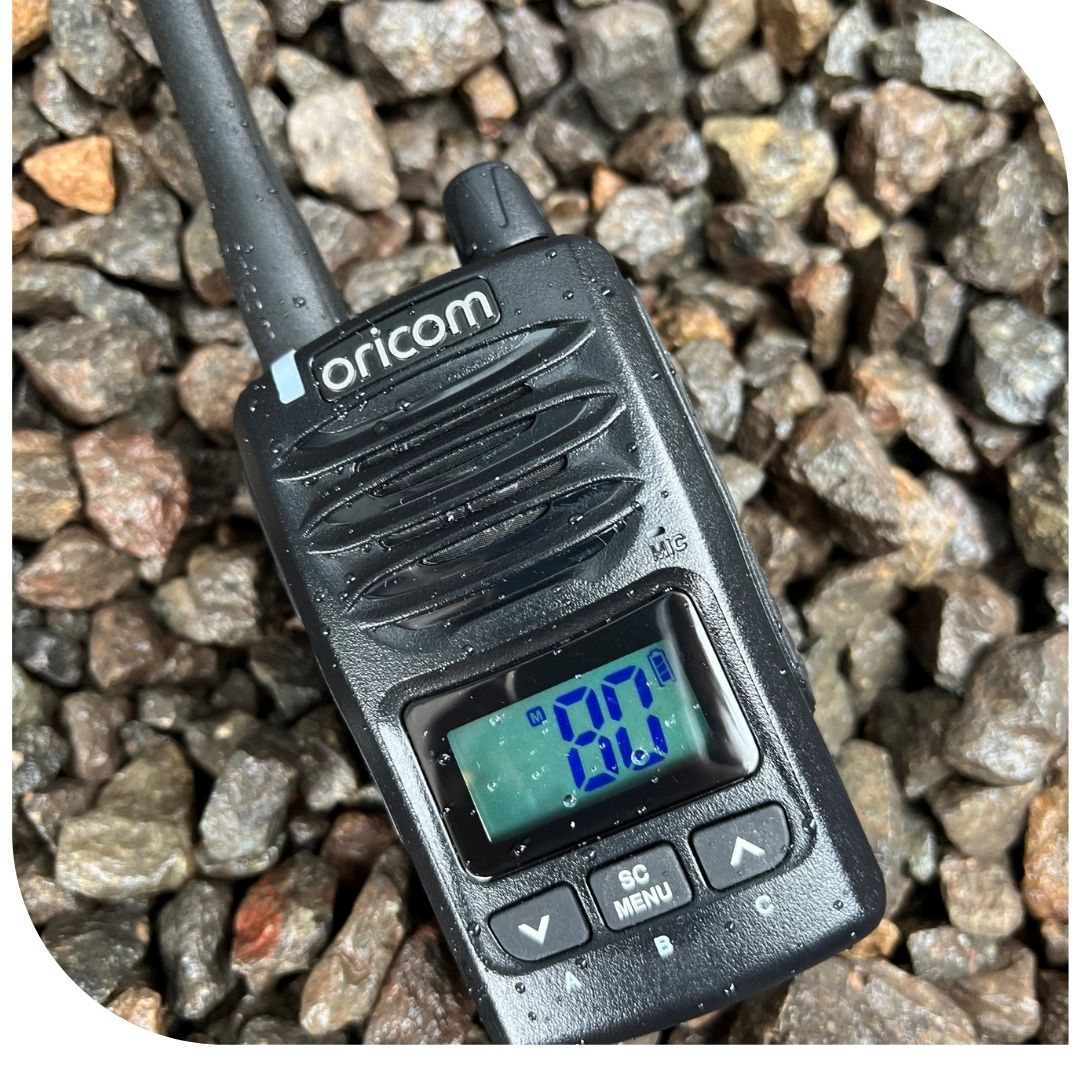 Oricom Waterproof IP67 5 Watt Handheld UHF CB Radio