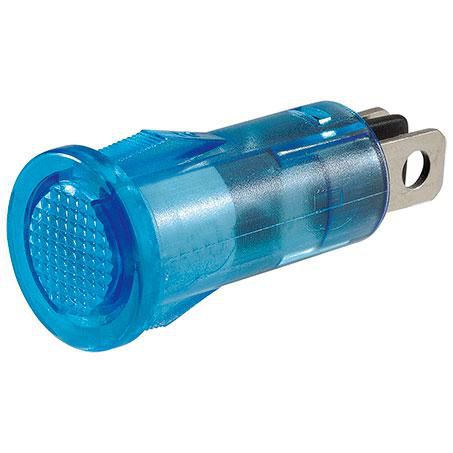 Pilot Light LED Blue 12V Blade Terminals