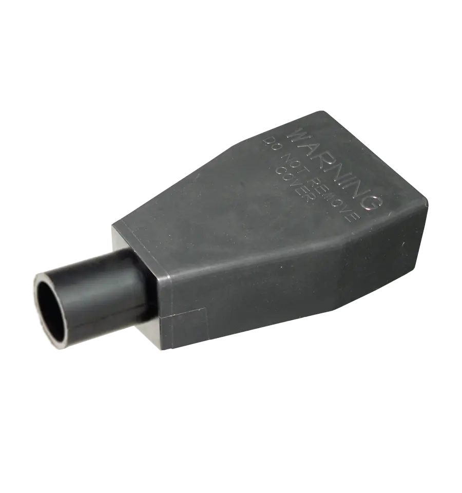 QVEE Battery Terminal Covers - Black PVC Protective Covers