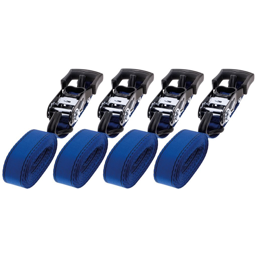 HULK 4x4 Ratchet Tiedown Straps Heavy Duty (4pk)