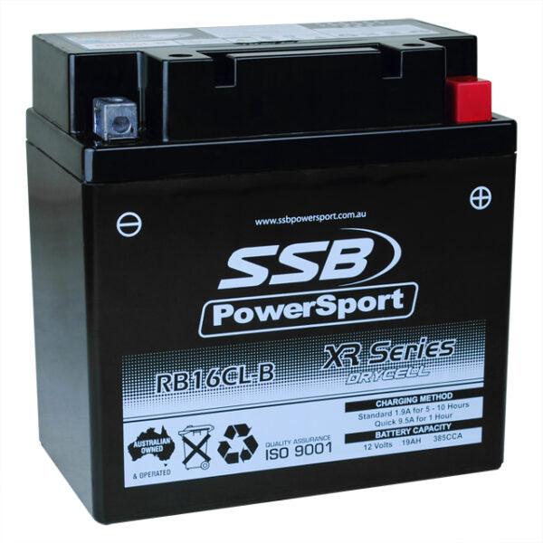 RB16CL-B SSB XR Series Motorcycle Battery