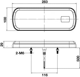 RoadVision LED Combination Lamp with Sequential Indicator - Stop/Tail, Indicator, Reverse, Fog