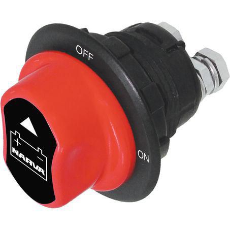 Rotary Battery Master / Isolator Switch With Removeable Keyed Knob (Contacts Rated 100A @ 12V)