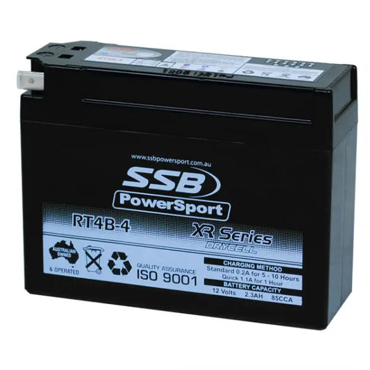 SSB PowerSport RT4B-4 AGM Motorcycle Battery