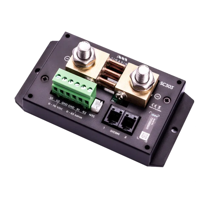 Simarine Battery Shunt 300A 2 x Volt, 2 x Resist, 1 x Temp