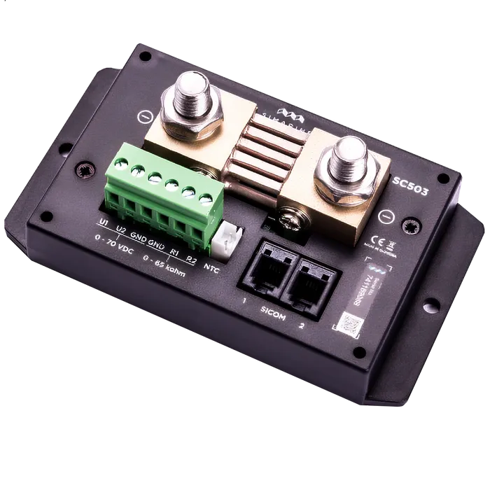 Simarine Battery Shunt 500A 2 x Volt, 2 x Resist, 1 x Temp