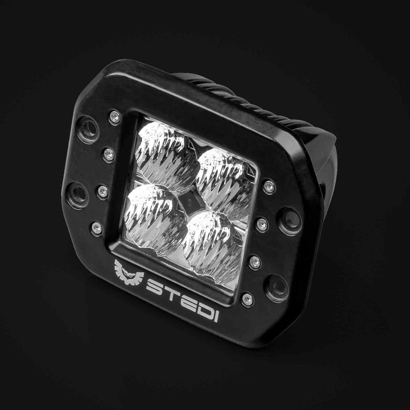 STEDI Black Edition C4 LED Flush Mount Light (flood)