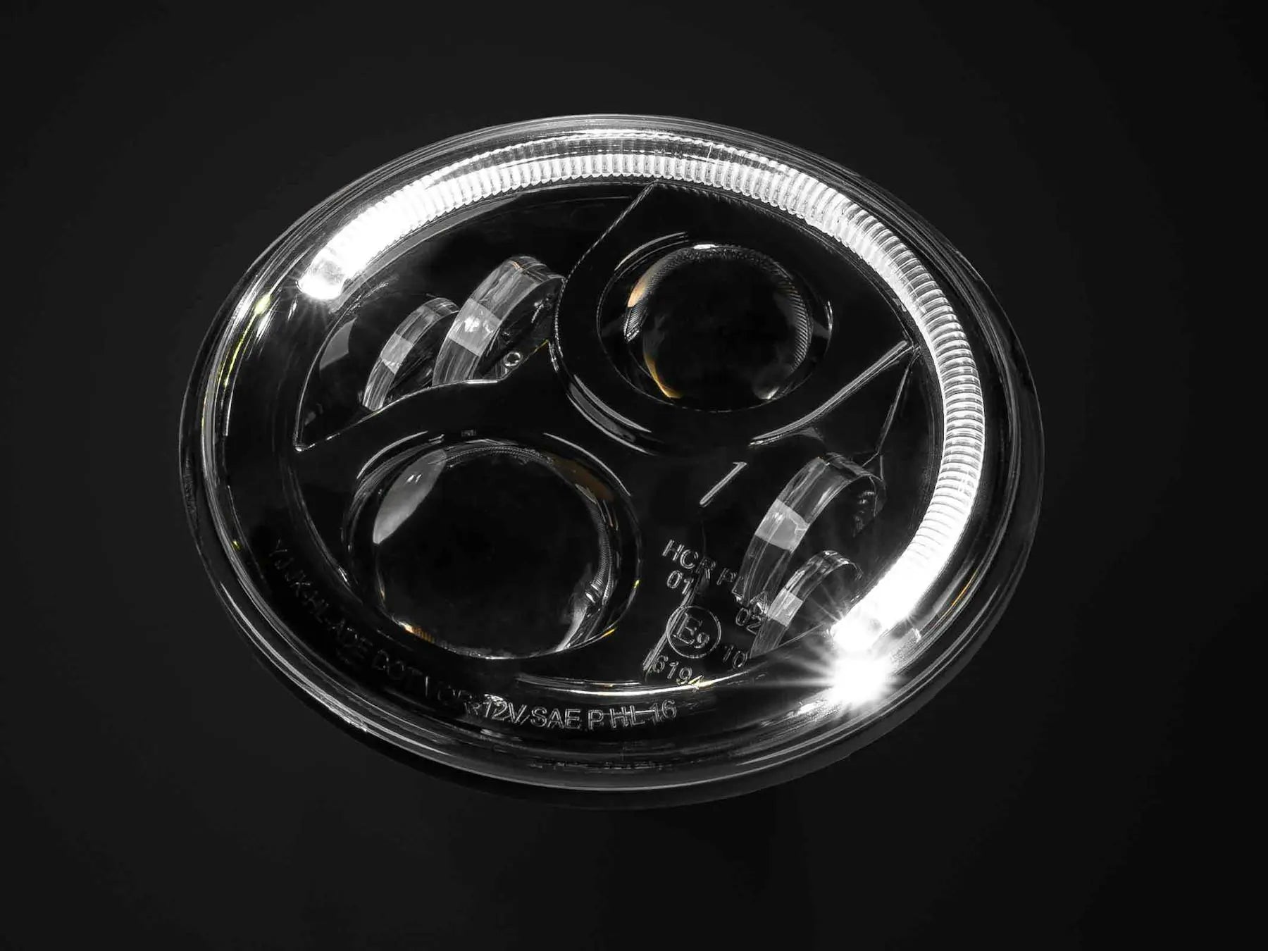 Stedi Carbon 7 Inch LED Headlight - Black (5700k)