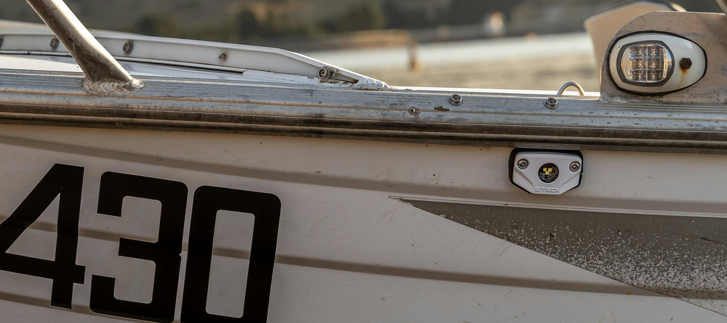 STEDI Marine White Surface LED Rock Light - White (5700k)