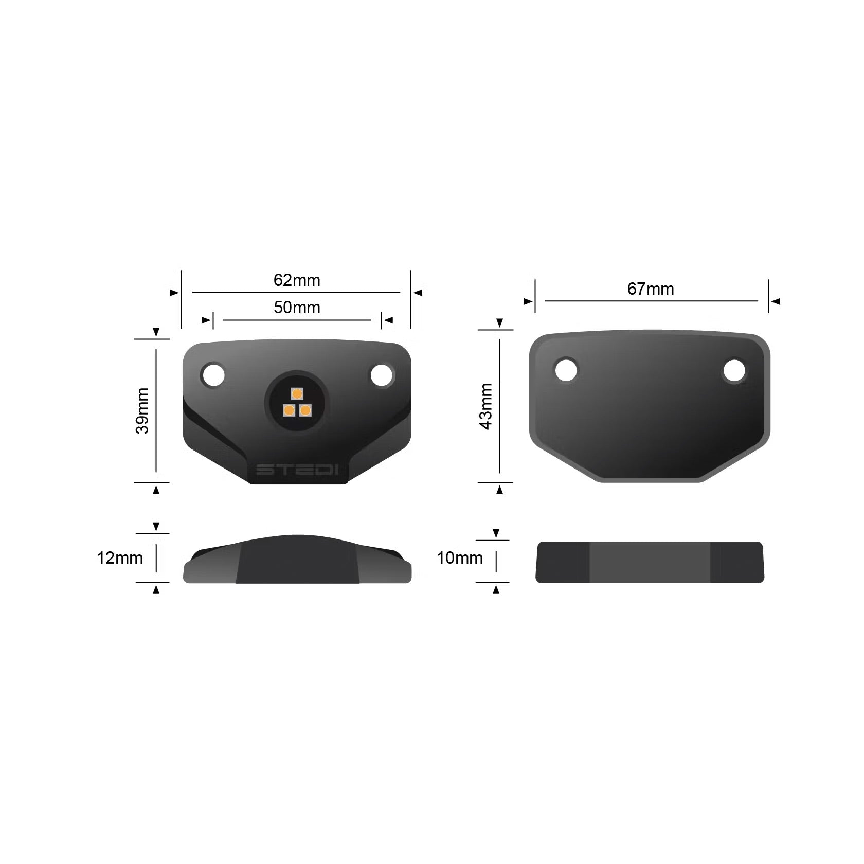 STEDI Surface LED Rock Light - White (5700k)