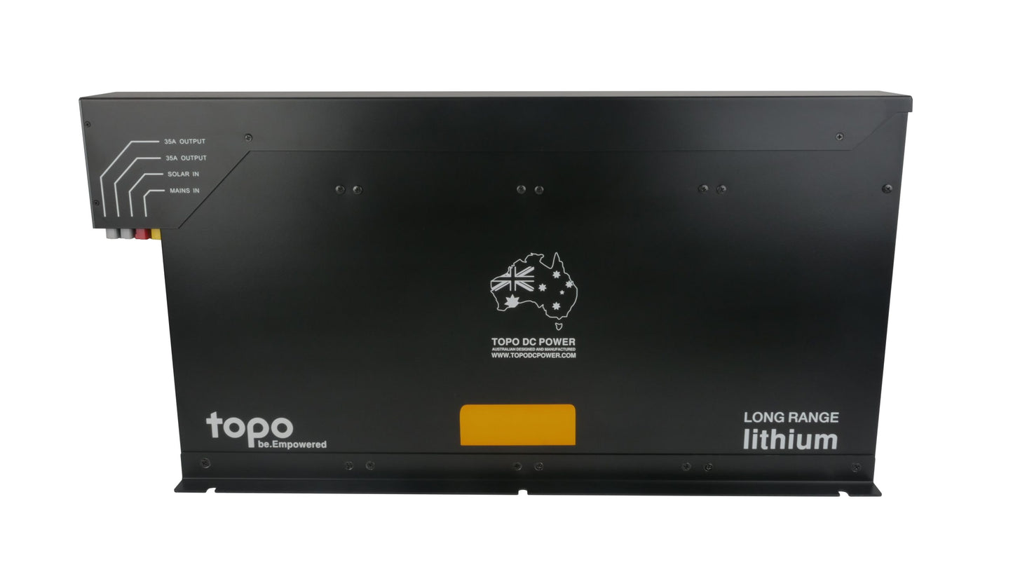 TOPO Long Range – 144AH Slimline Lithium Dual Battery System Package