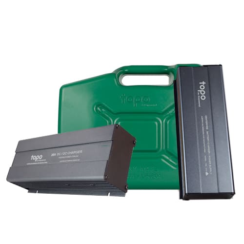 Tinny Mate + 10A Mains Charger + 30A DC/DC Charger